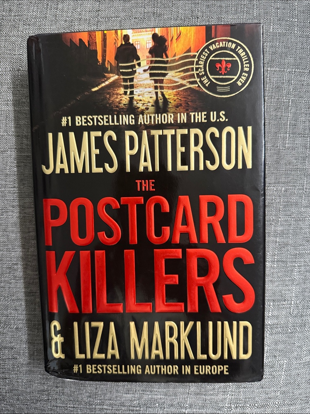 James Patterson & Liza Marklund Hardcover Book - Black and White Cover